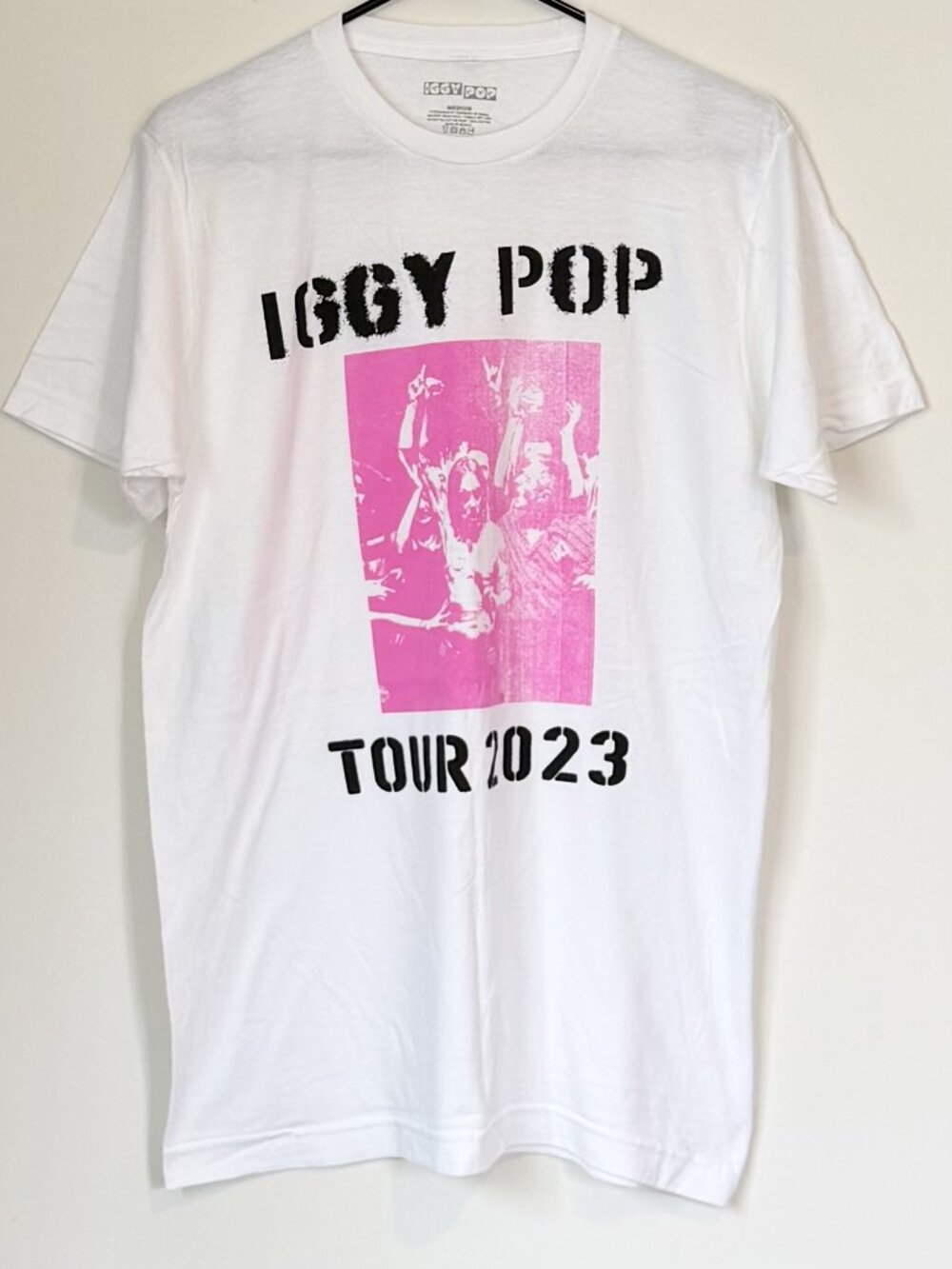NEW Iggy Pop Tour 2023 Short Sleeve Tee - Size: Medium